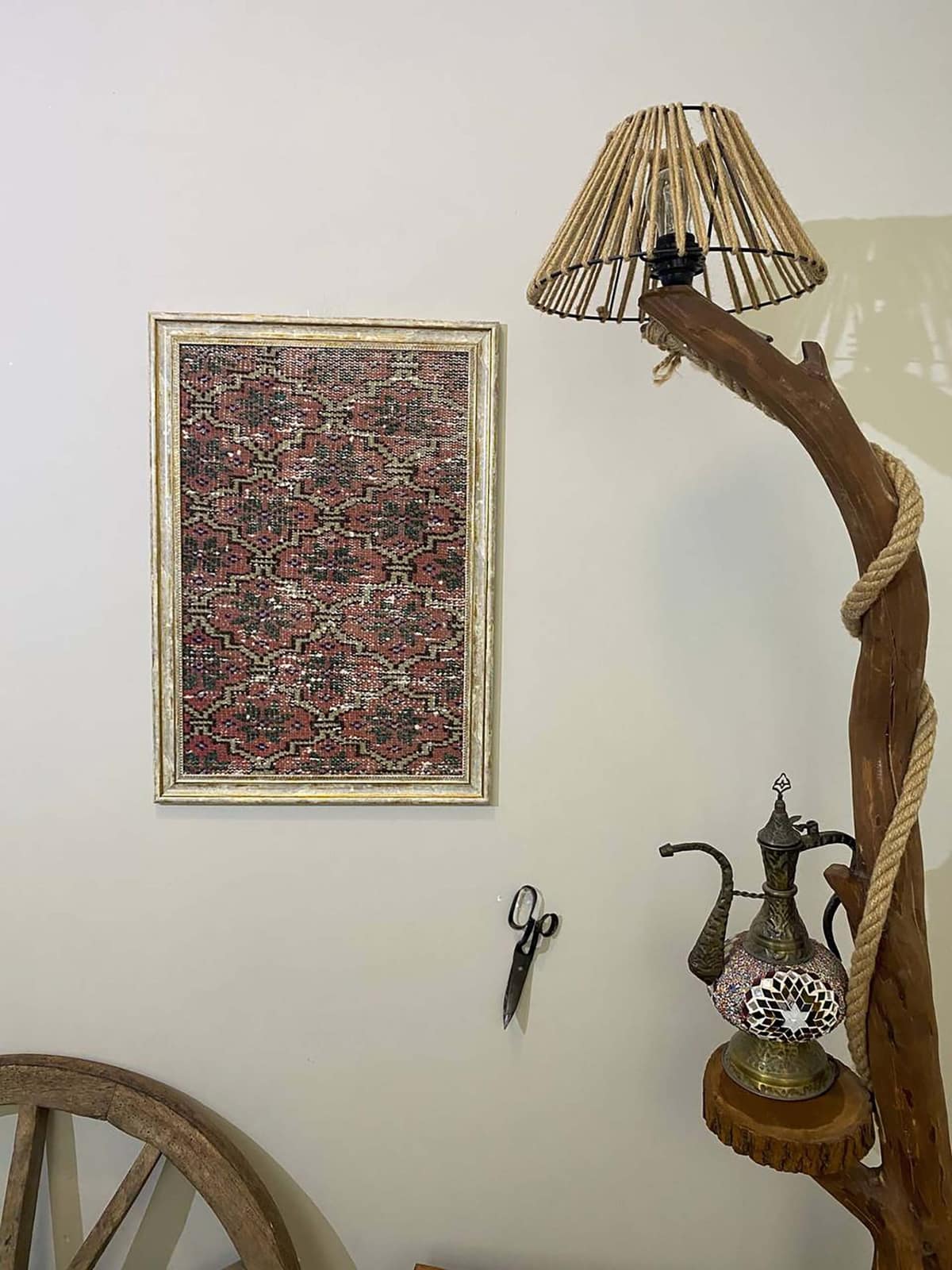 Historical Touch Wool Art Panel — detail view 4, vintage vintage rug