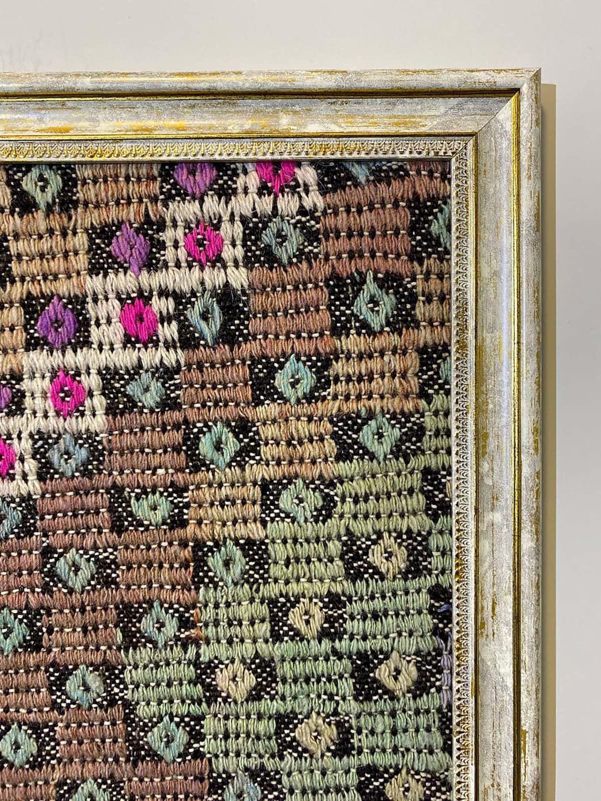Historical Touch Wool Art Panel — detail view 4, vintage vintage rug