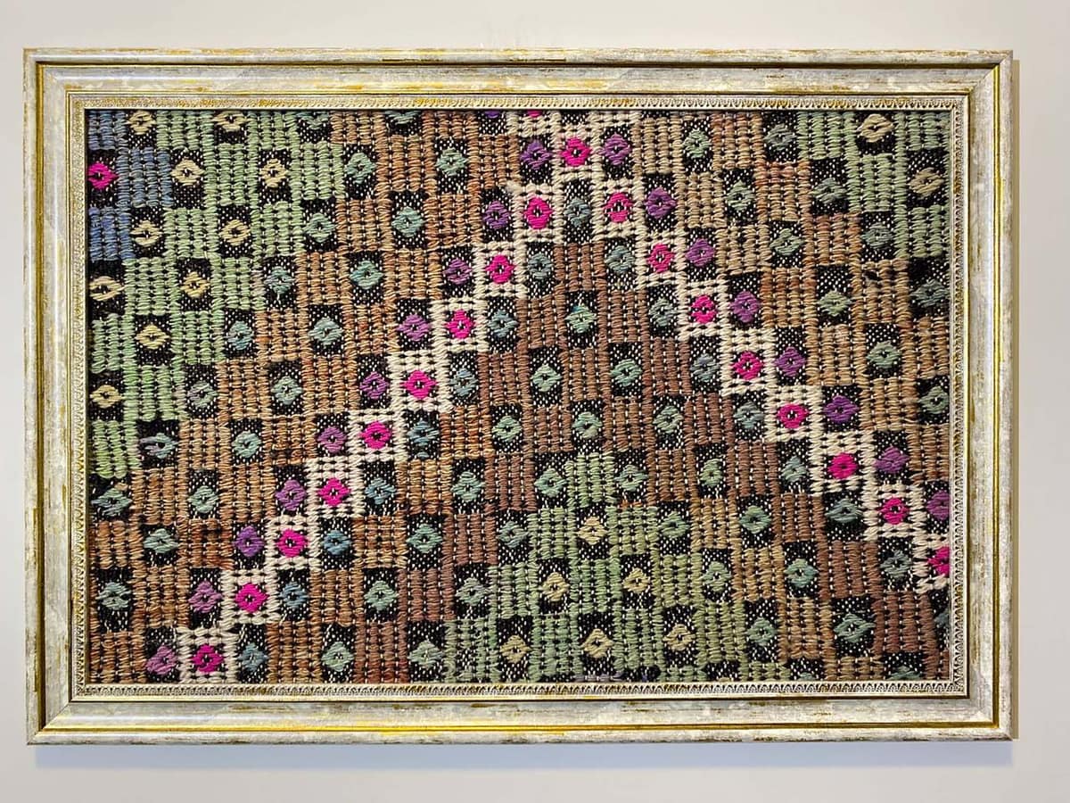 Historical Touch Wool Art Panel — detail view 5, vintage vintage rug