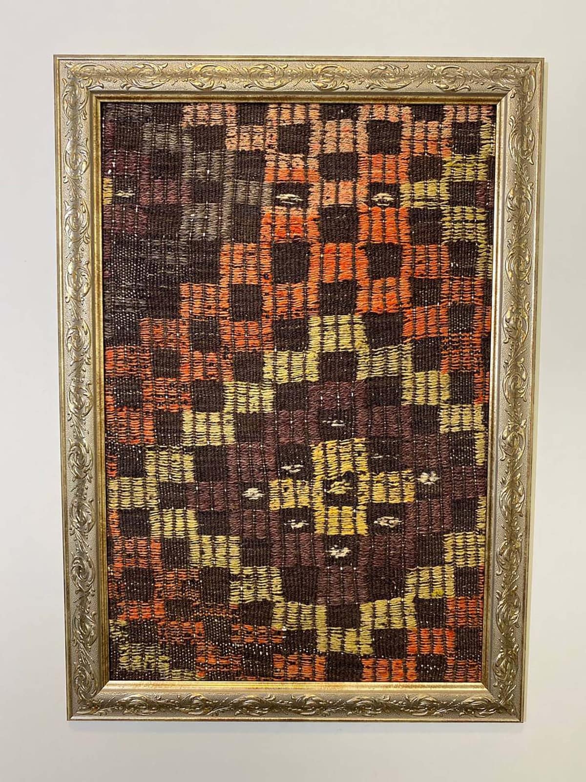A Masterpiece Inspired by Turkish Rugs, vintage rug, Vintage, hand-knotted wool, size 50 × 70 cm, from Bergama