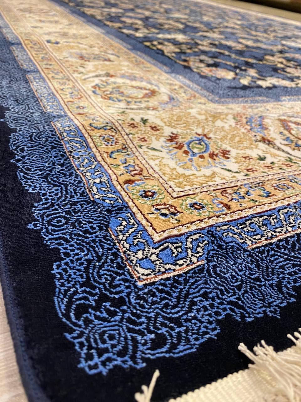 Velvet Bliss Summer Rug Design — detail view 3, machine vintage rug