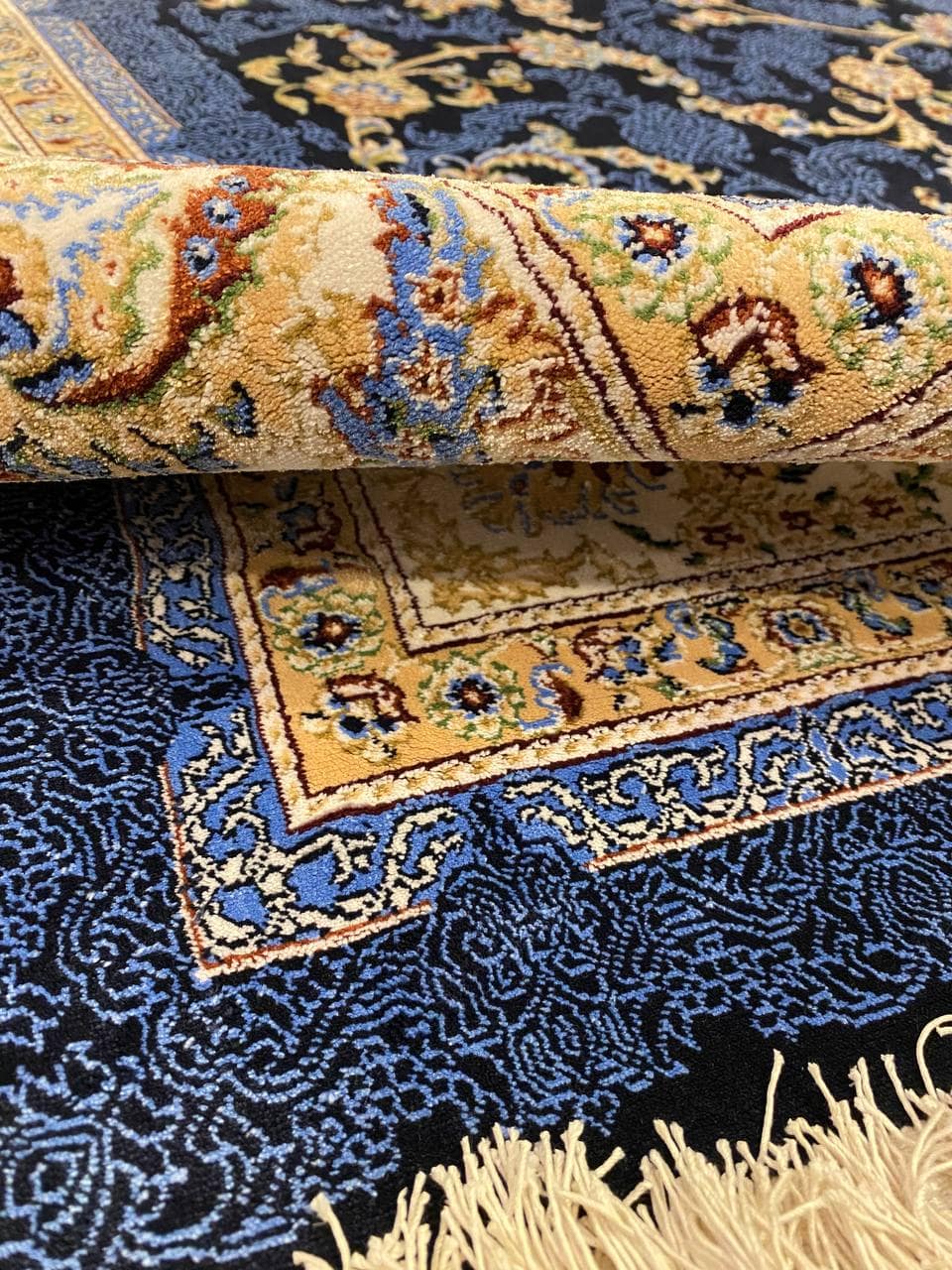 Velvet Bliss Summer Rug Design — detail view 4, machine vintage rug