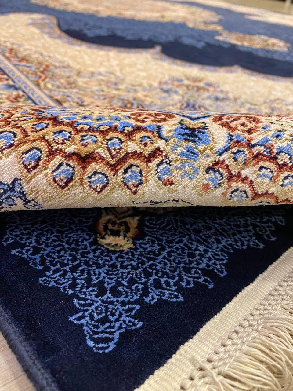 Royal Velvet Elegance Sumer Rug — detail view 3, machine vintage rug