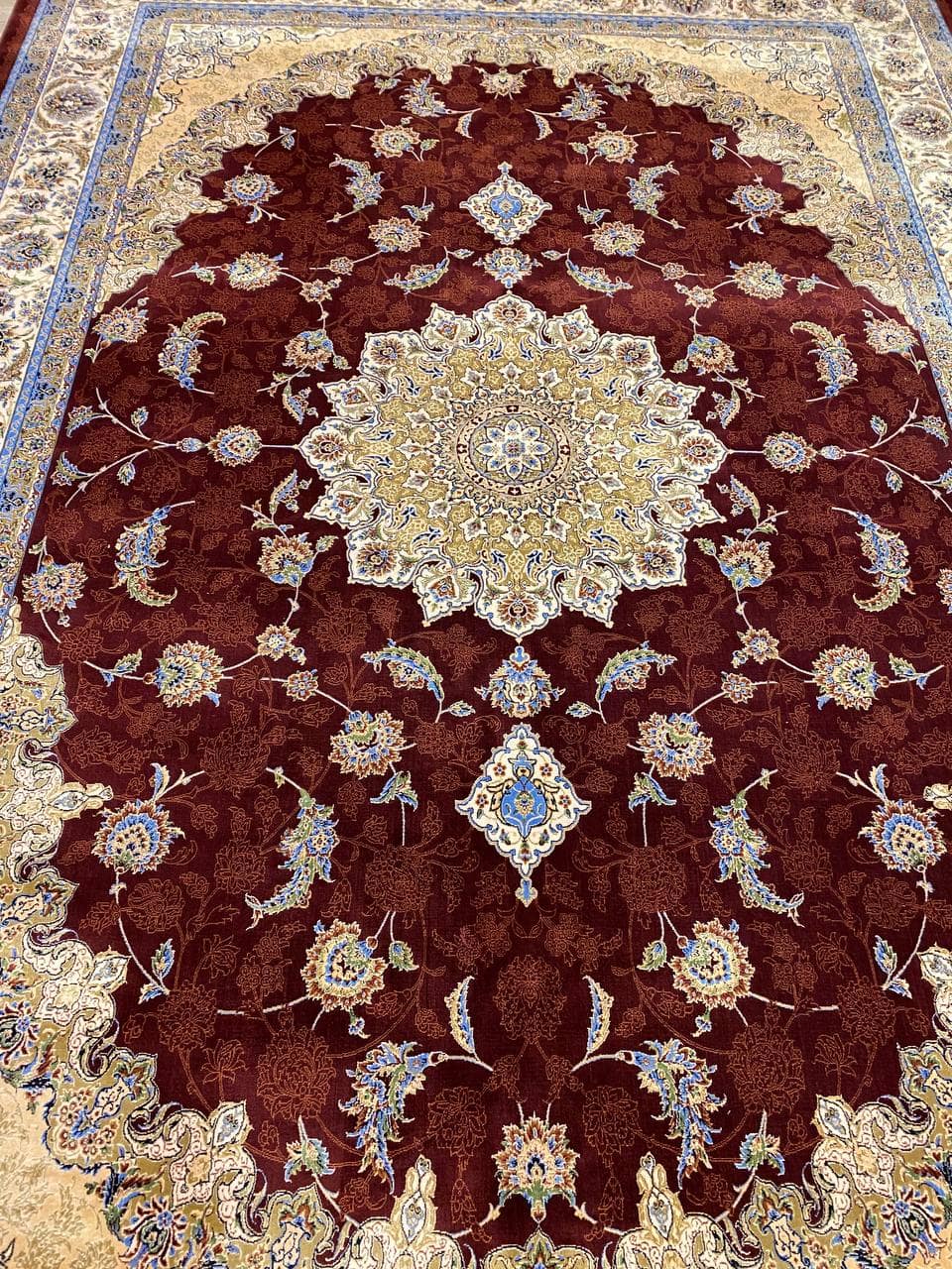Modern Sumer Rug — detail view 5, machine vintage rug