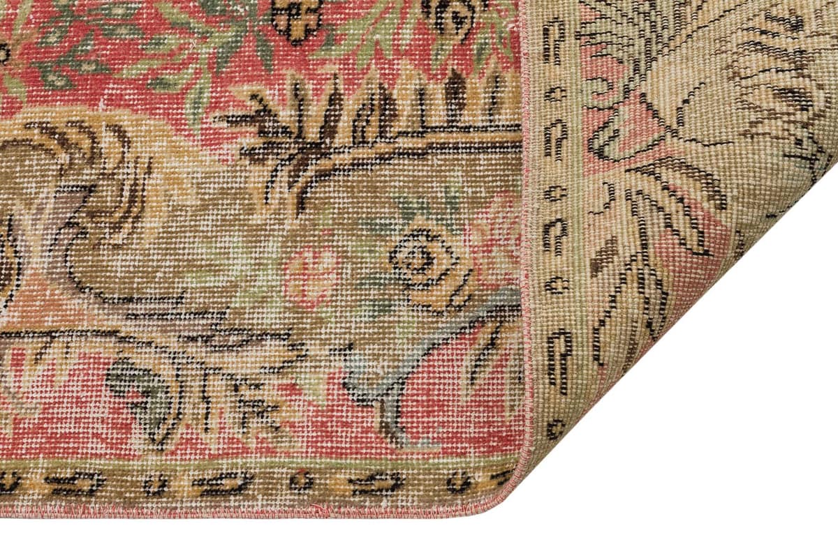 Handmade Rug with Anatolian Patterns — detail view 3, handmade vintage rug