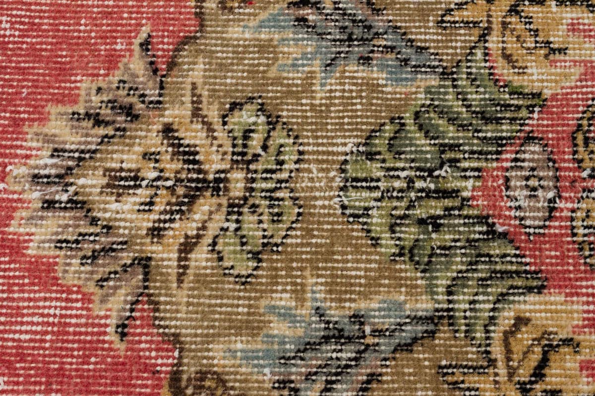 Handmade Rug with Anatolian Patterns — detail view 4, handmade vintage rug