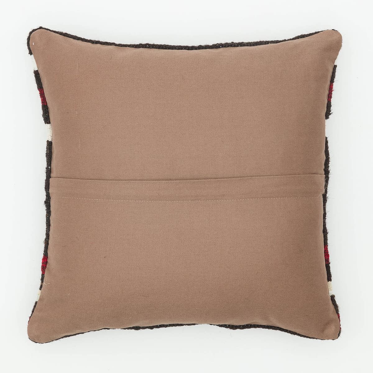Hand-Woven Pillowcase — detail view 2, kilim vintage rug