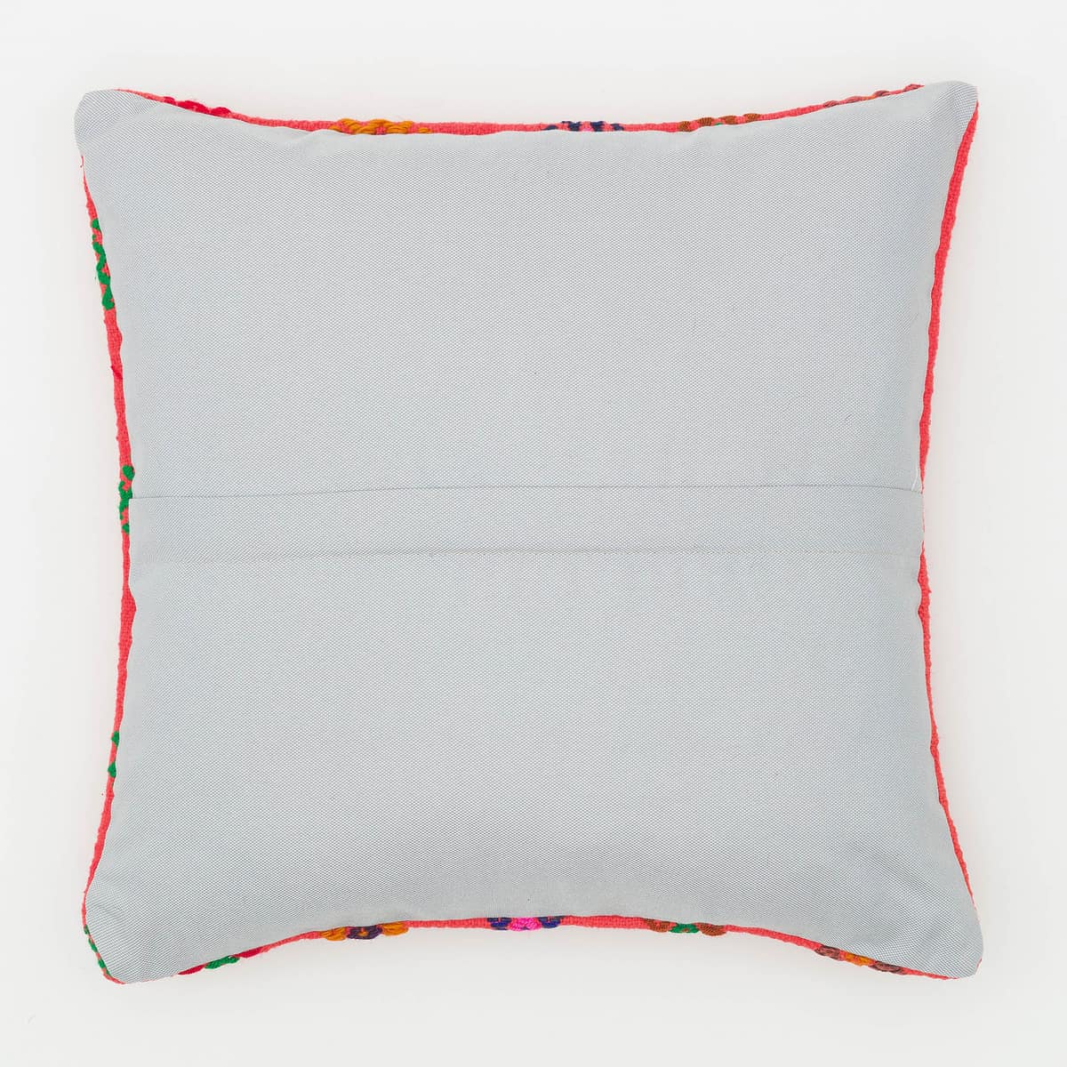 Hand-Woven Pillowcase — detail view 2, kilim vintage rug