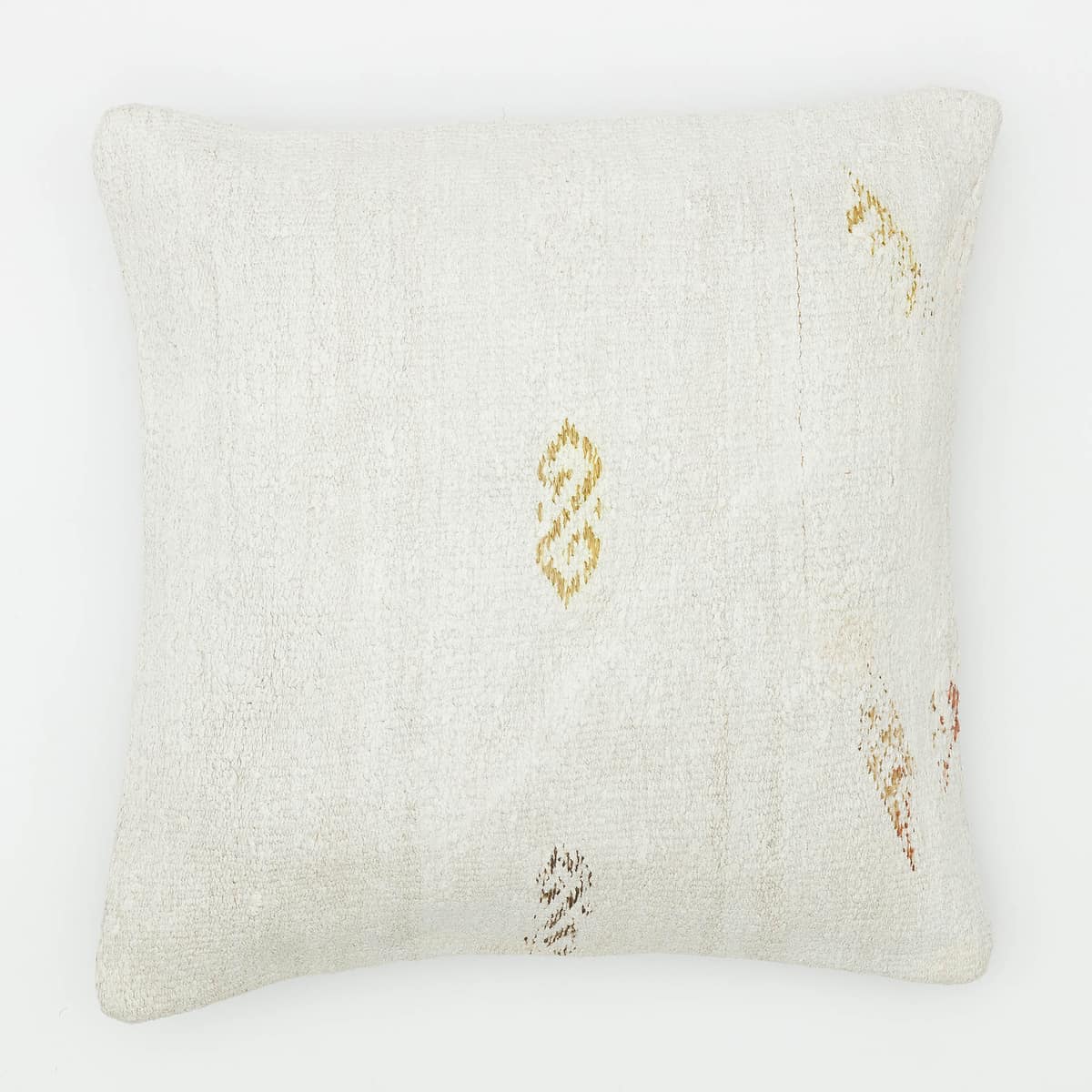 Hand-Woven Pillowcase, vintage rug, Kilim, hand-knotted silk, size 50 × 50 cm, from Gaziantep