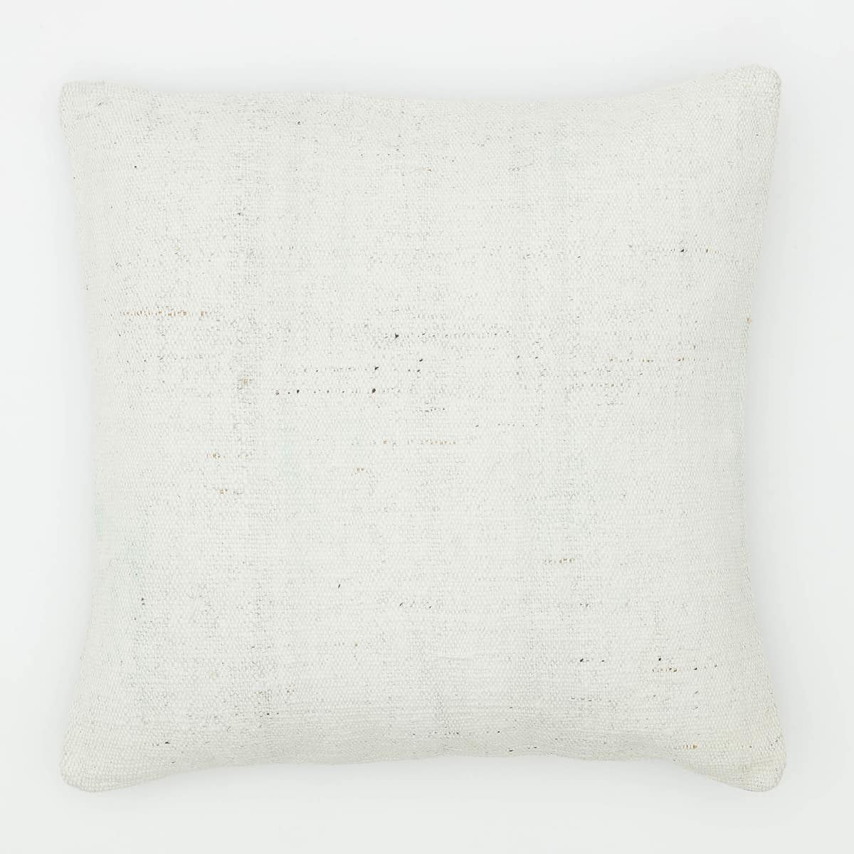 Hand-Woven Pillowcase, vintage rug, Kilim, hand-knotted wool, cotton & silk, size 50 × 50 cm, from Milas