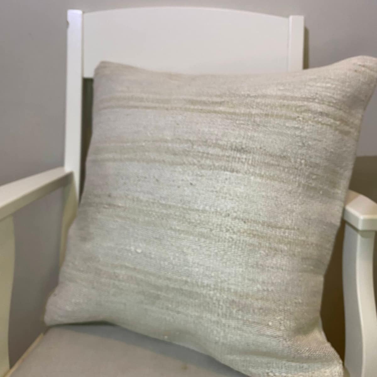 Handwoven Pillowcase, vintage rug, Kilim, hand-knotted silk, size 50 × 50 cm, from Yahyalı
