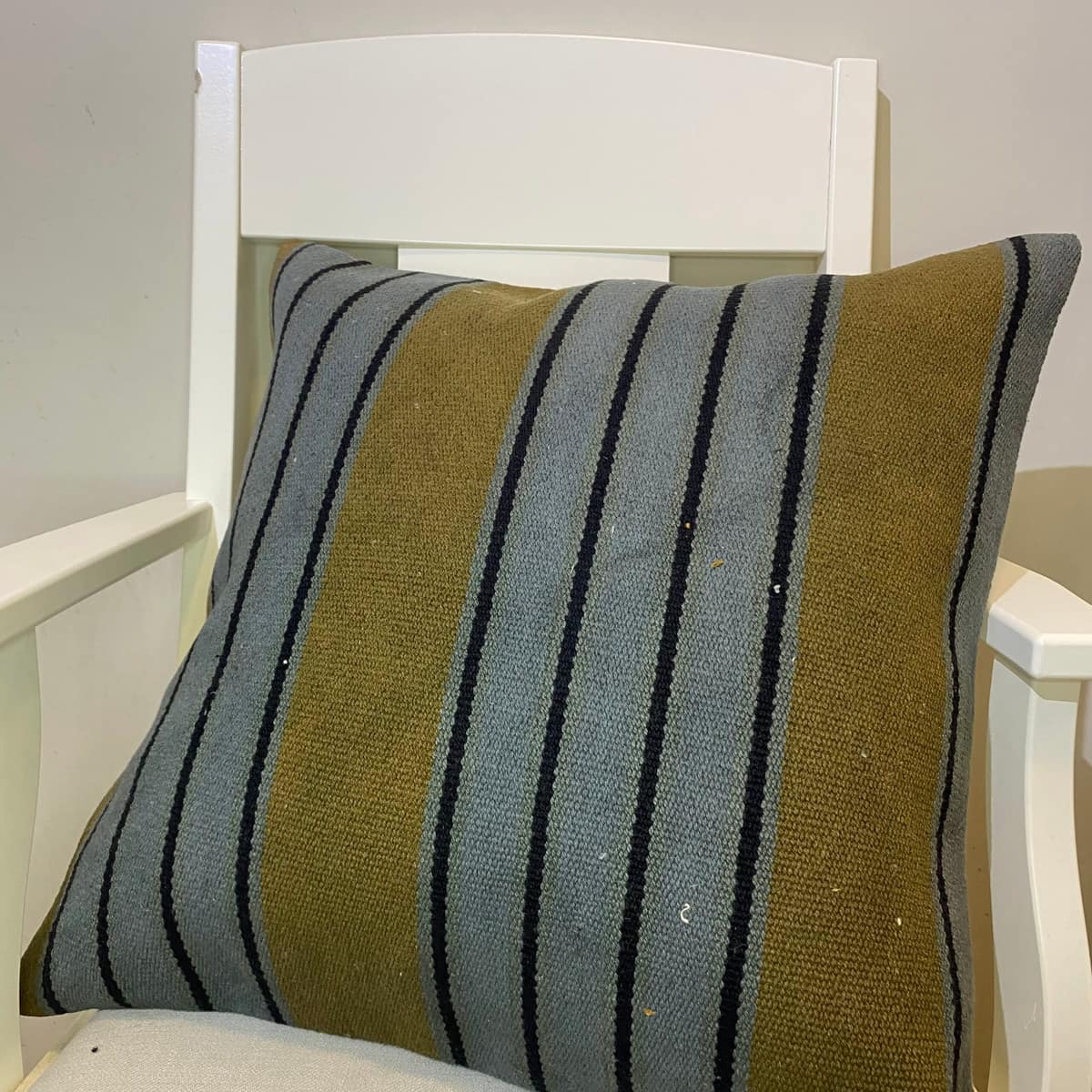 Hand-Woven Pillowcase, vintage rug, Kilim, hand-knotted silk, size 50 × 50 cm, from Anatolia