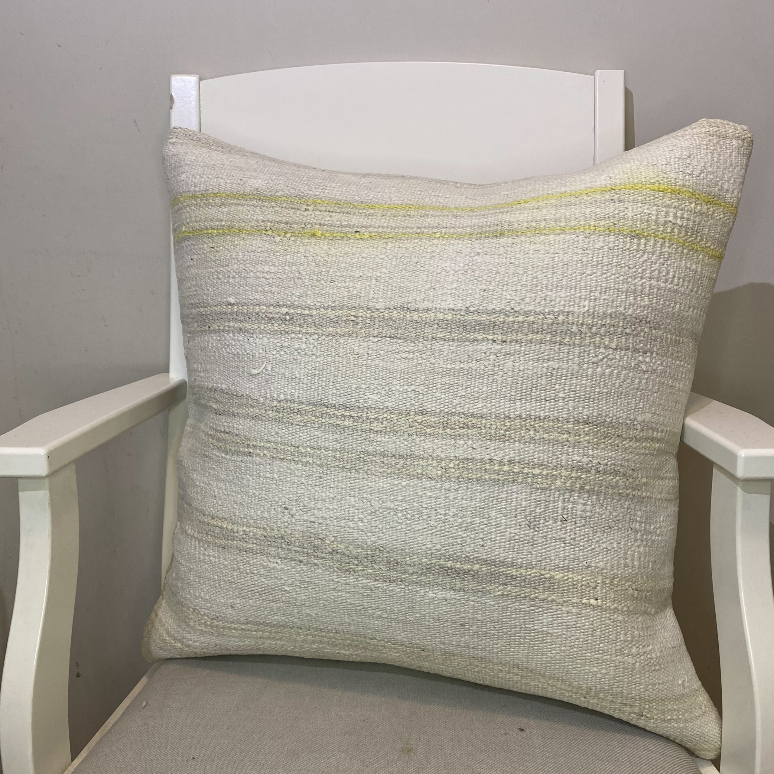 Hand-Woven Pillowcase, vintage rug, Kilim, hand-knotted cotton, size 50 × 50 cm, from Gaziantep