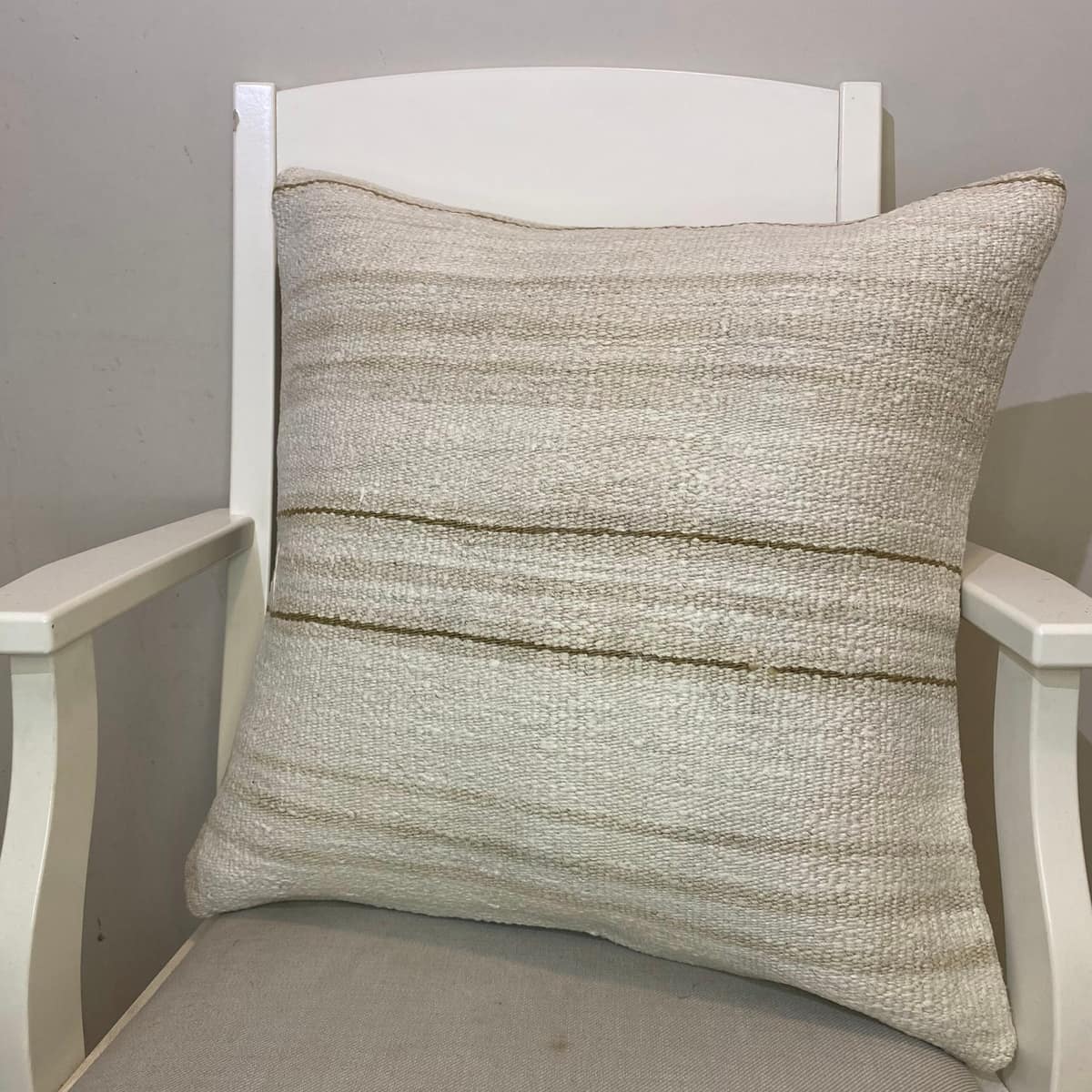 Hand-Woven Pillowcase, vintage rug, Kilim, hand-knotted wool & silk, size 50 × 50 cm, from Yahyalı