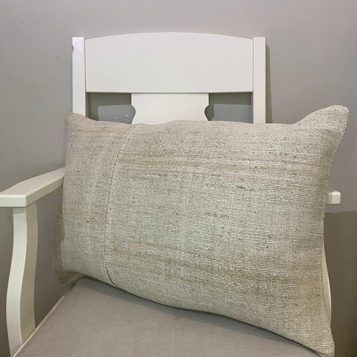 Hand-Woven Pillowcase, vintage rug, Kilim, hand-knotted wool, size 40 × 60 cm, from Isparta