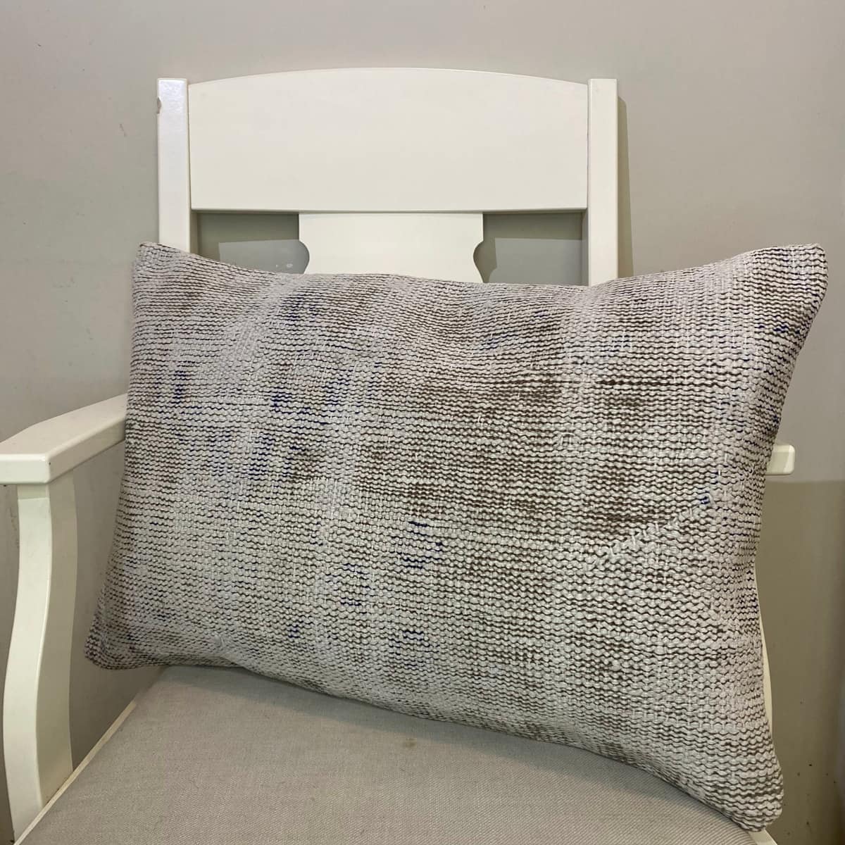 Hand-Woven Pillowcase, vintage rug, Kilim, hand-knotted cotton, size 40 × 60 cm, from Konya