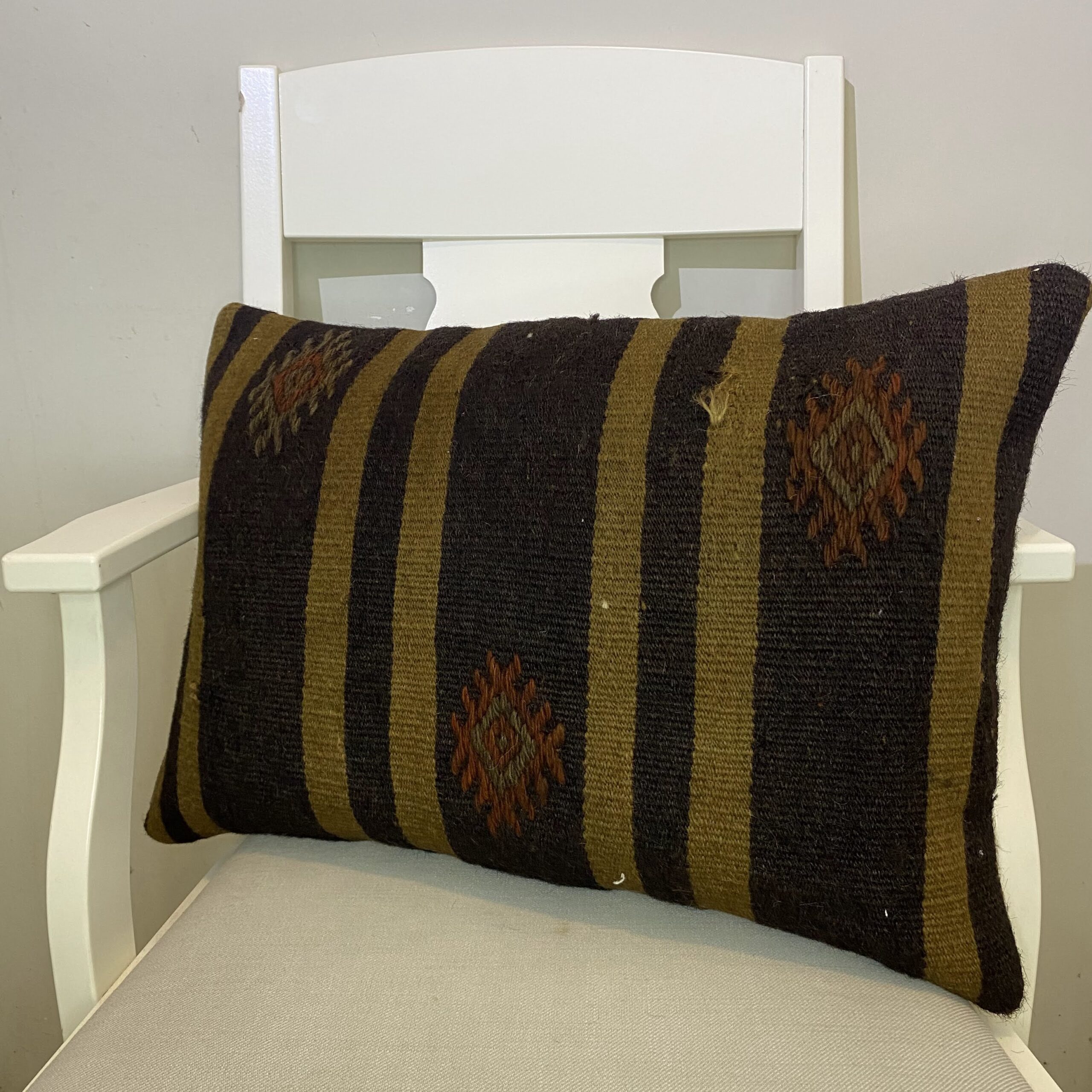 Hand-Woven Pillowcase, vintage rug, Kilim, hand-knotted wool, size 40 × 60 cm, from Yahyalı
