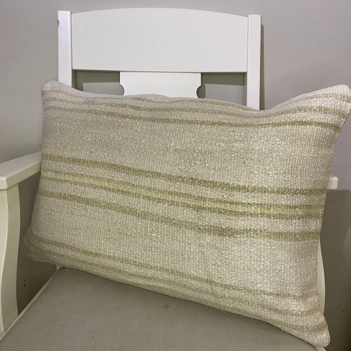 Hand-Woven Pillowcase, vintage rug, Kilim, hand-knotted wool & cotton, size 40 × 60 cm, from Cappadocia
