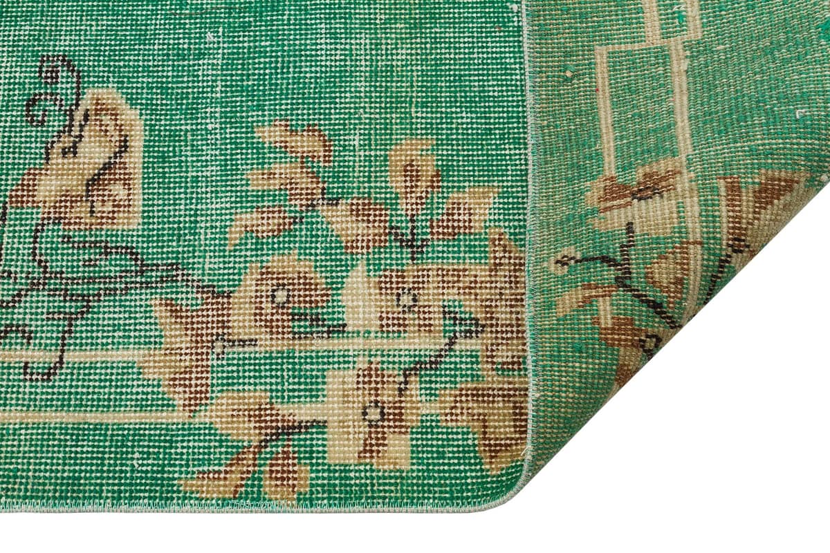 Unique Vintage Distressed Rug — detail view 4, handmade vintage rug