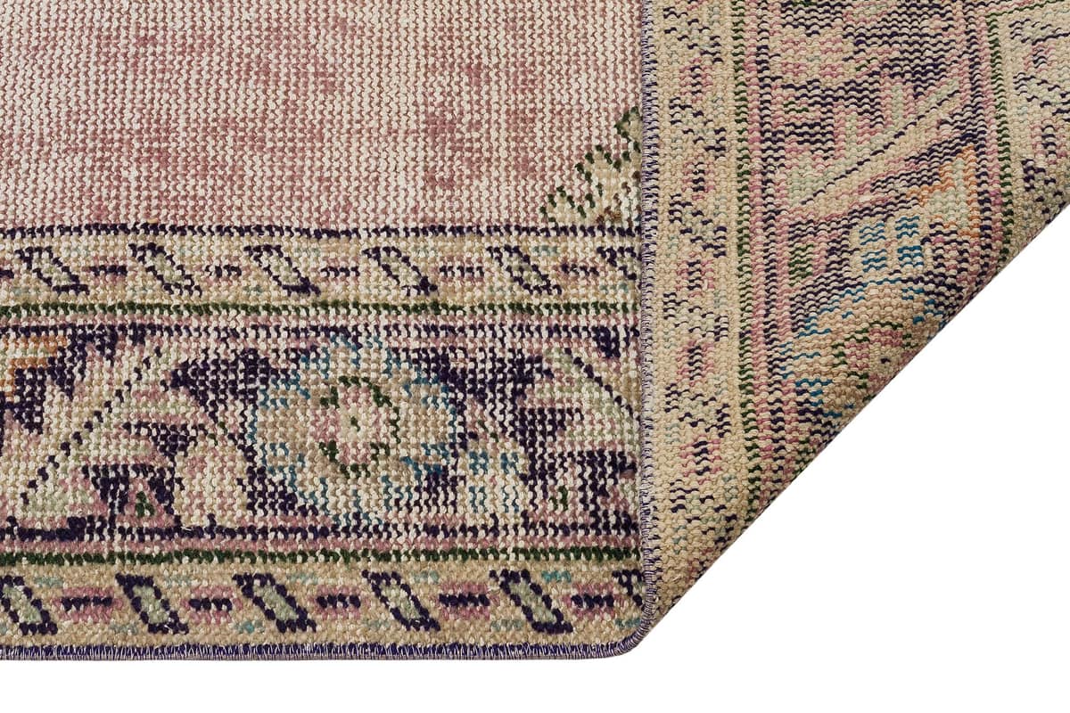 Handwoven Vintage Distressed Rug — detail view 4, handmade vintage rug