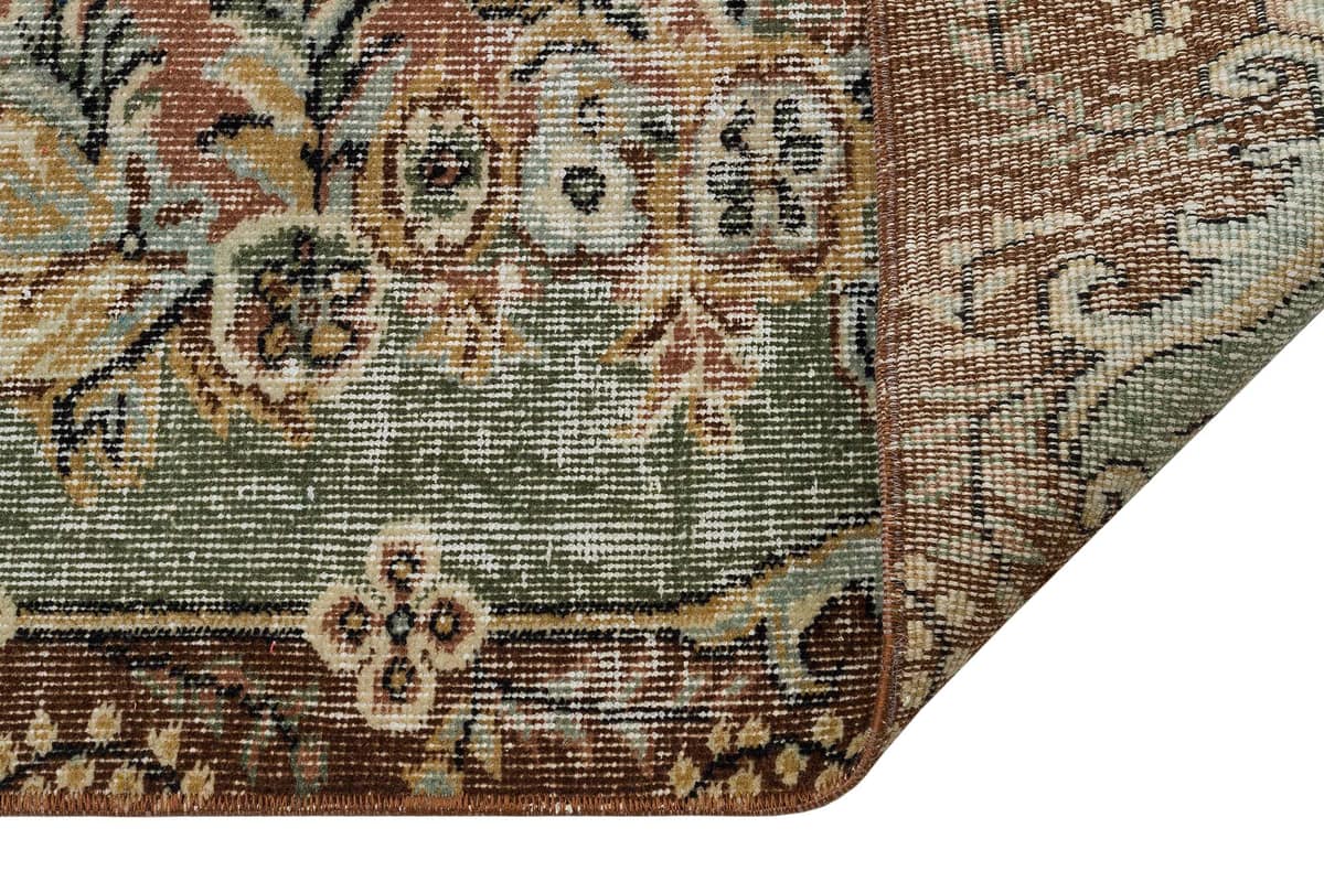 Handwoven Vintage Distressed Rug — detail view 4, handmade vintage rug