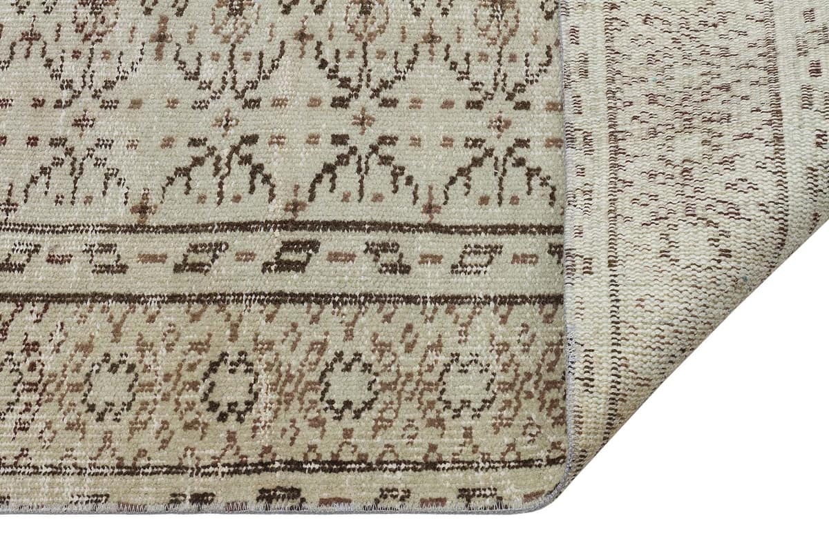 Handwoven Vintage Distressed Rug — detail view 4, handmade vintage rug