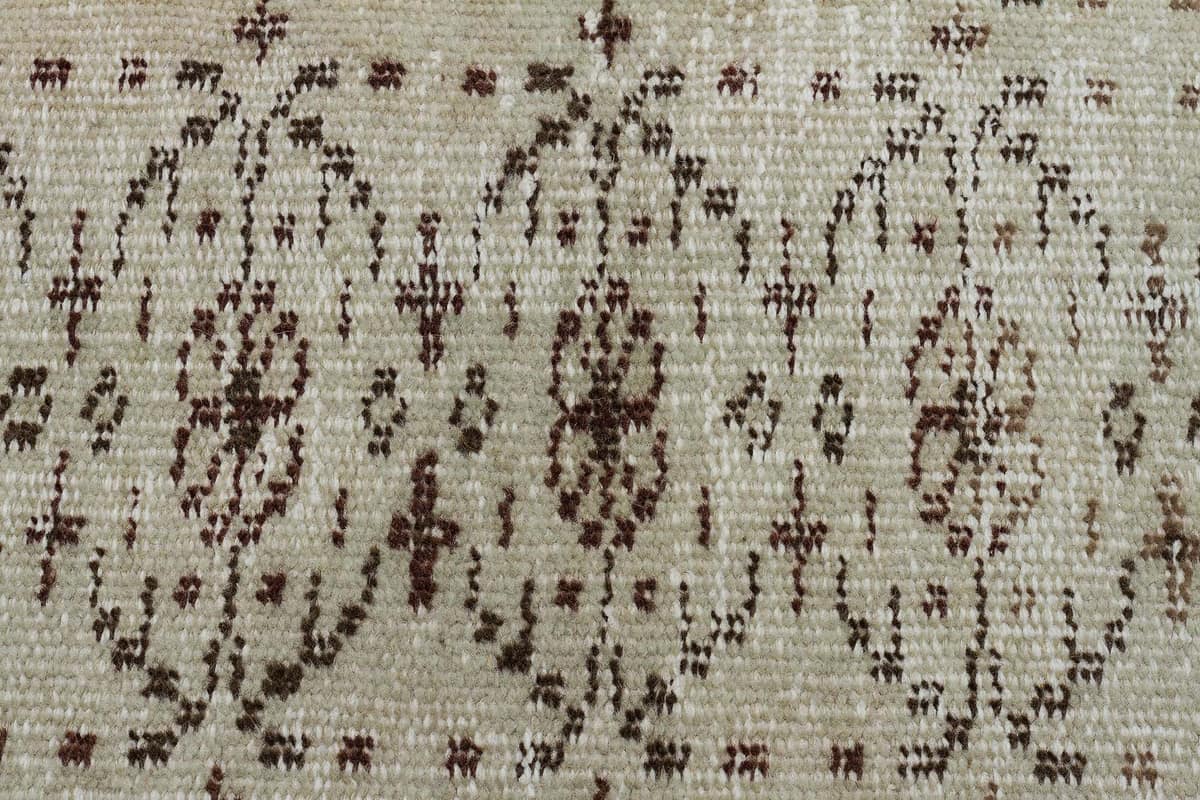 Handwoven Vintage Distressed Rug — detail view 5, handmade vintage rug