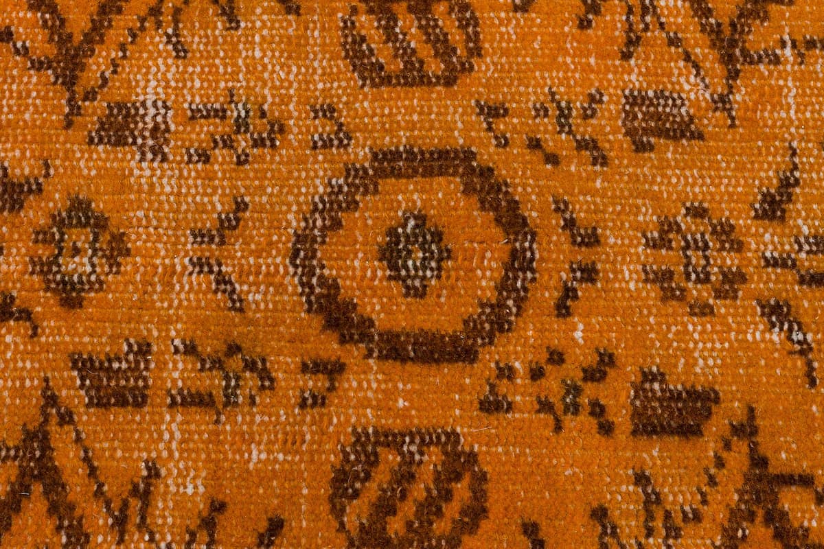 Handmade Vintage Distressed Rug — detail view 5, handmade vintage rug