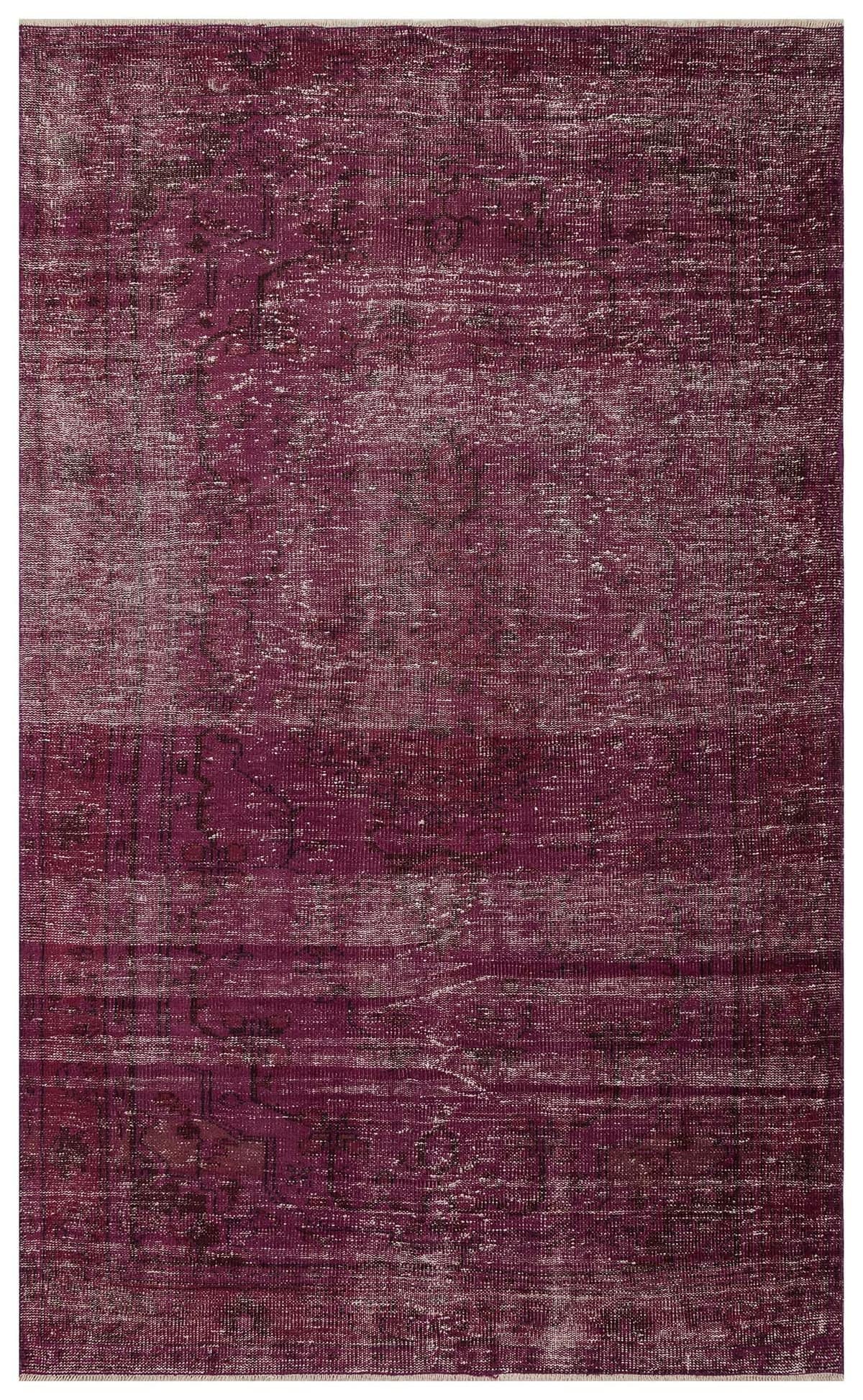 Handwoven Vintage Distressed Rug — detail view 2, handmade vintage rug
