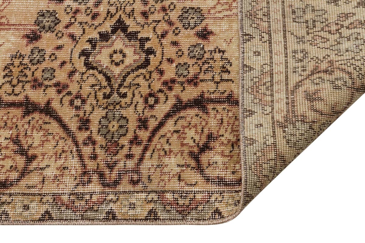 Handwoven Vintage Distressed Rug — detail view 4, handmade vintage rug
