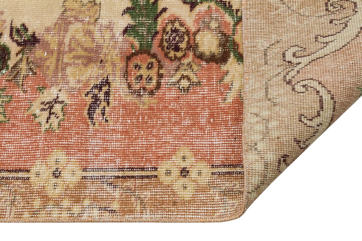 Unique Vintage Distressed Rug — detail view 4, handmade vintage rug