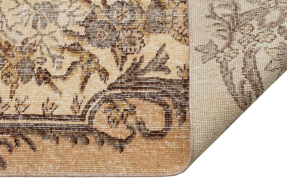 Handwoven Vintage Distressed Rug — detail view 4, handmade vintage rug