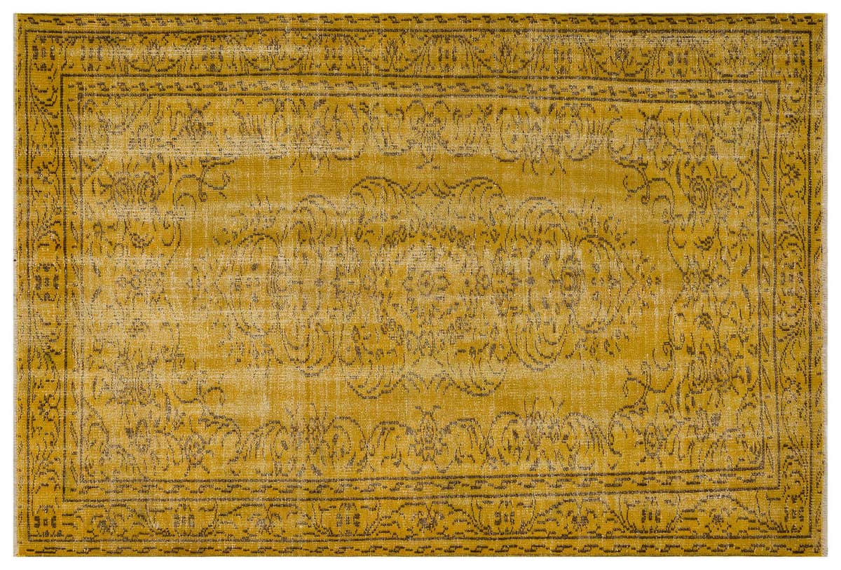 Unique Vintage Distressed Rug — detail view 3, handmade vintage rug