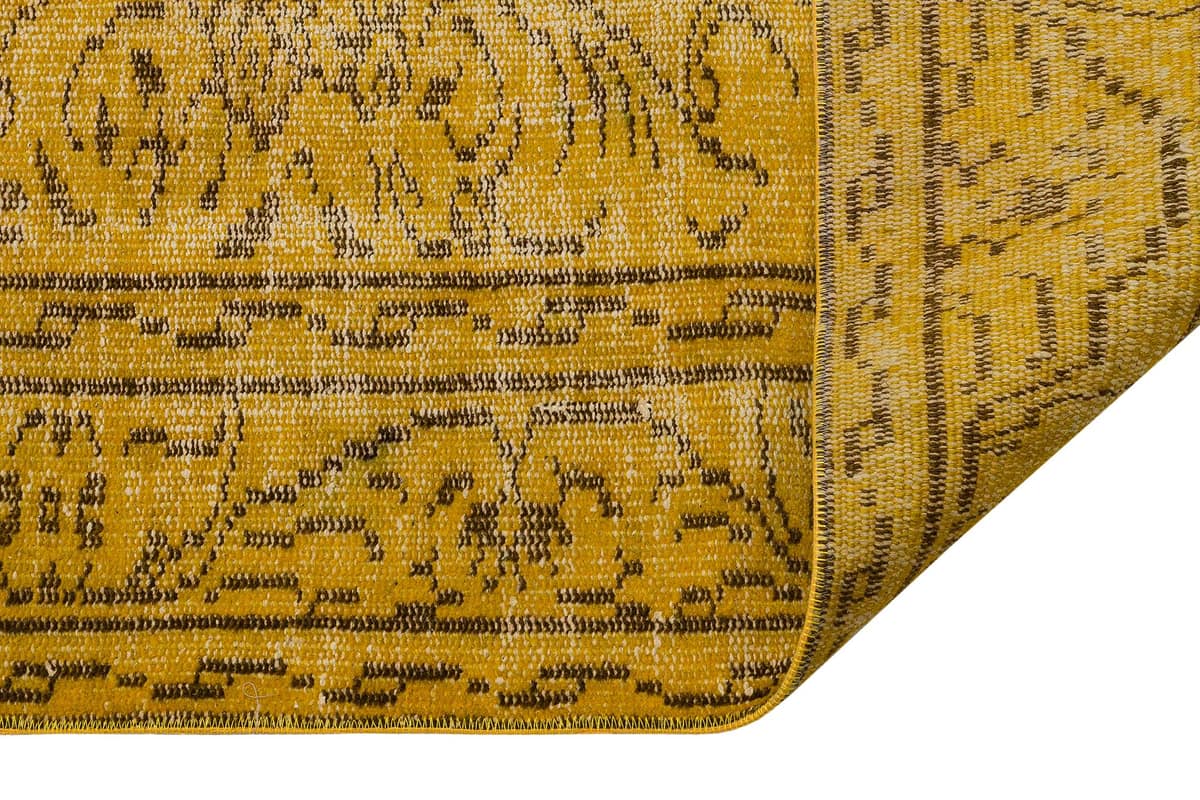 Unique Vintage Distressed Rug — detail view 4, handmade vintage rug