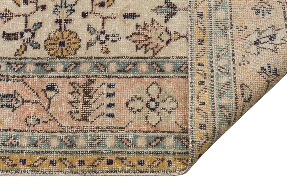 Handmade Vintage Distressed Rug — detail view 4, handmade vintage rug