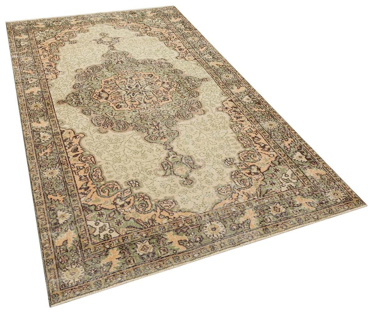 Traces of the Past Vintage Rug, vintage rug, Handmade, hand-knotted wool & cotton, size 155 × 258 cm, from Bursa
