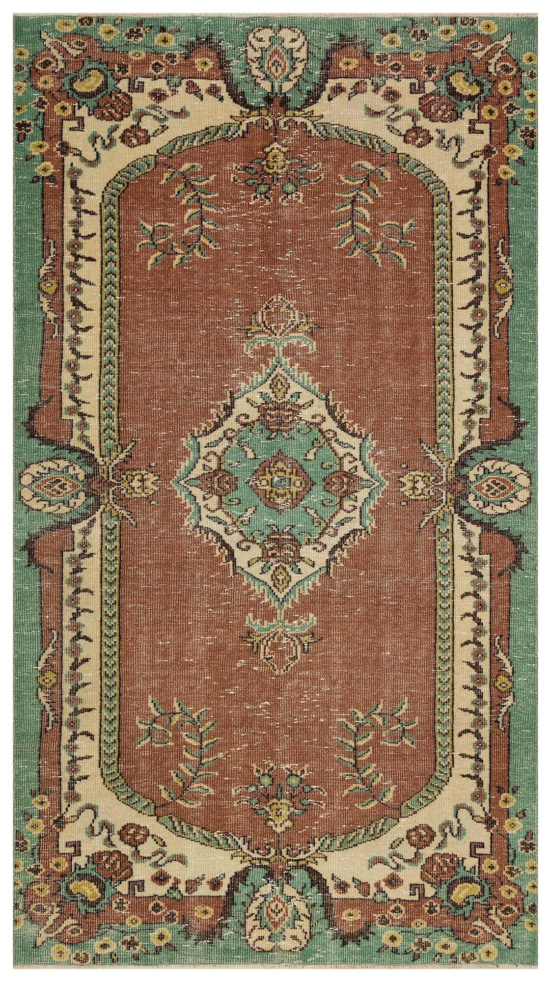 Vintage Distressed Hand-Woven Rug — detail view 2, handmade vintage rug