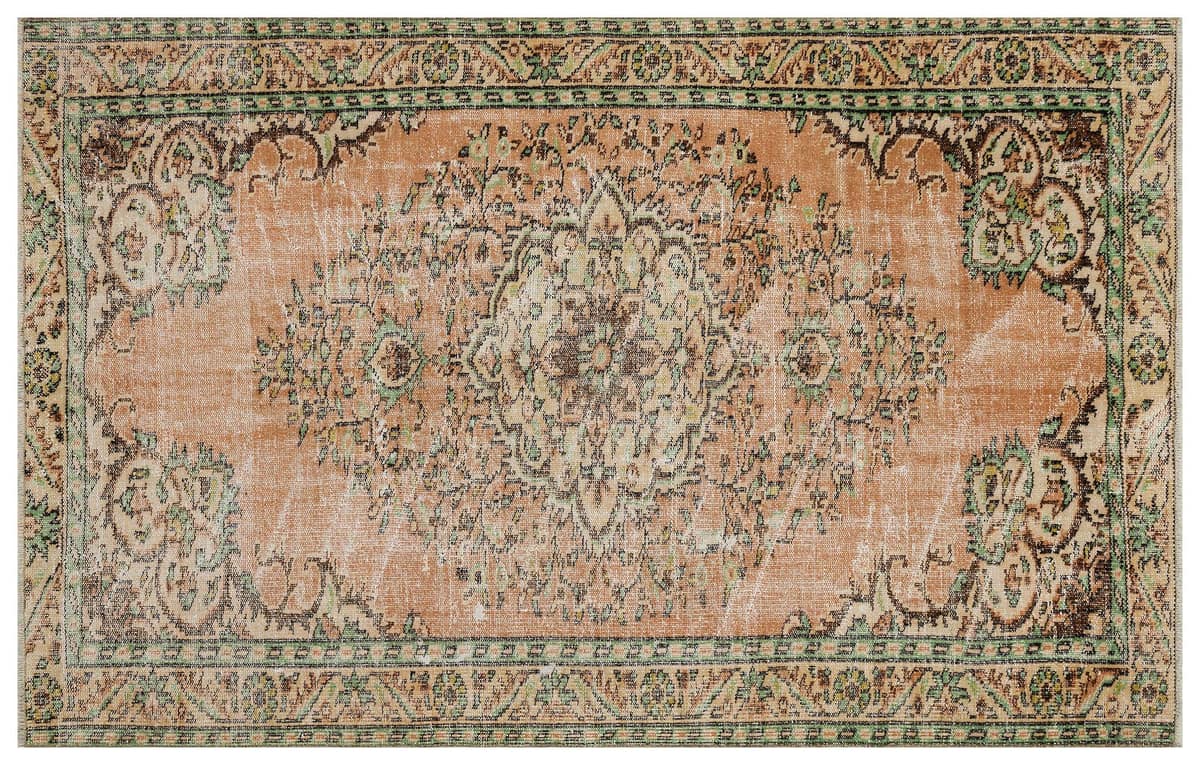 Vintage Distressed Rug — detail view 3, handmade vintage rug