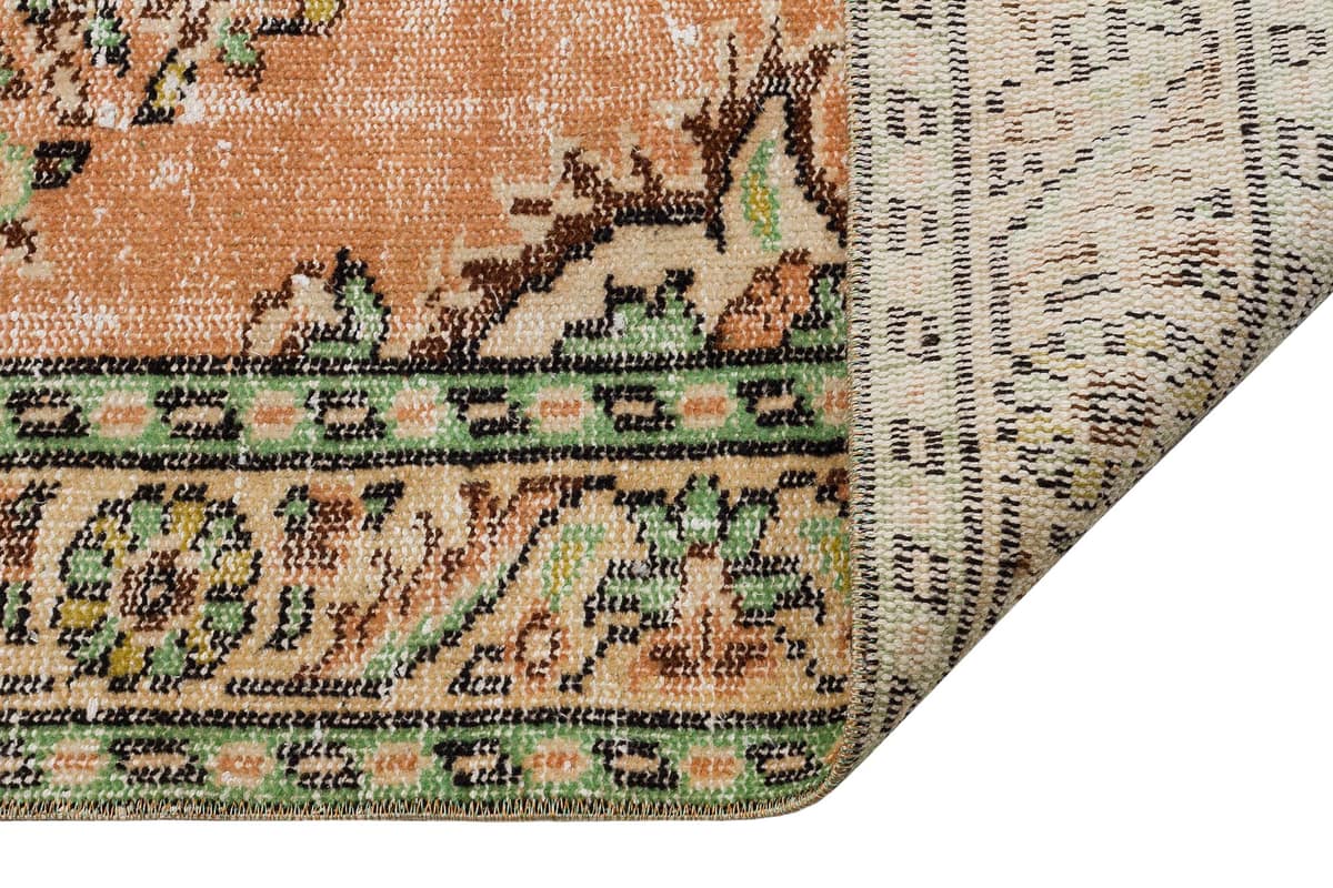 Vintage Distressed Rug — detail view 4, handmade vintage rug