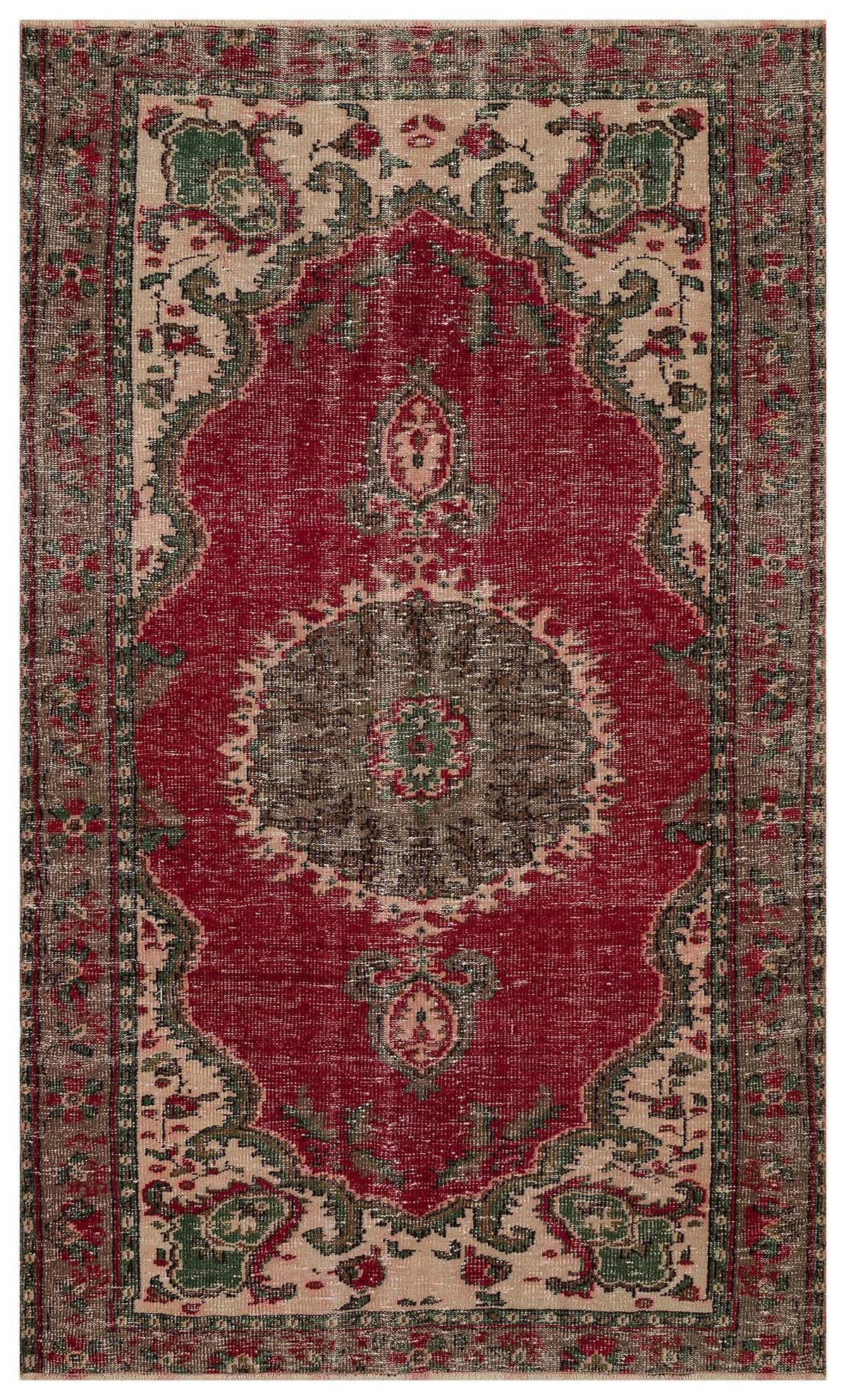 Hand-Woven Vintage Rug — detail view 2, handmade vintage rug