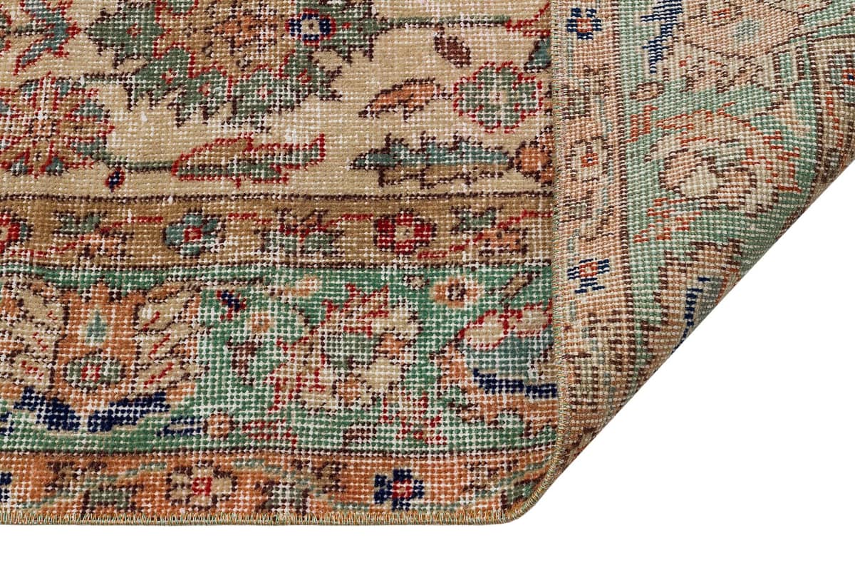 Distressed Vintage Rug — detail view 4, handmade vintage rug