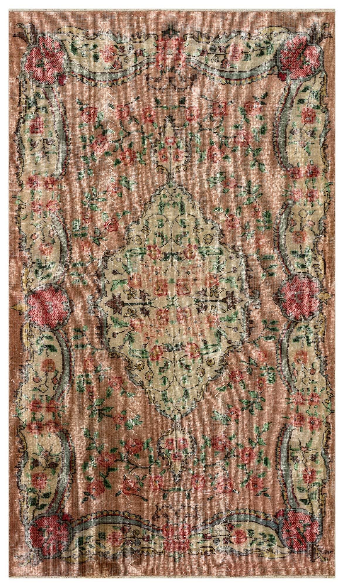 Distressed Vintage Rug — detail view 2, handmade vintage rug