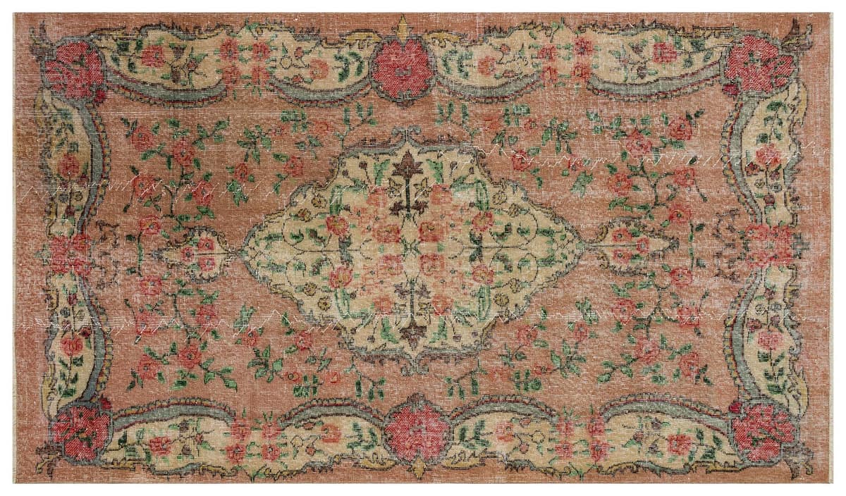 Distressed Vintage Rug — detail view 3, handmade vintage rug