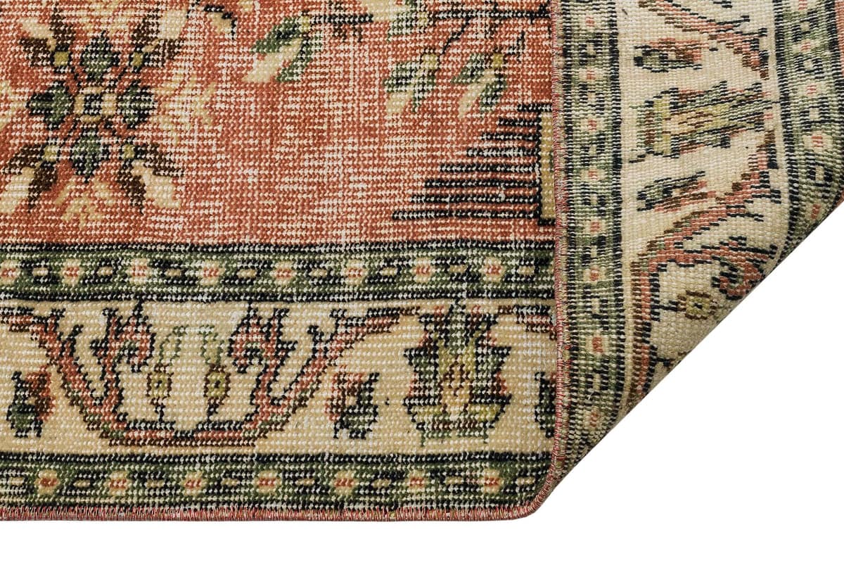 Vintage Distressed Hand-Woven Rug — detail view 4, handmade vintage rug