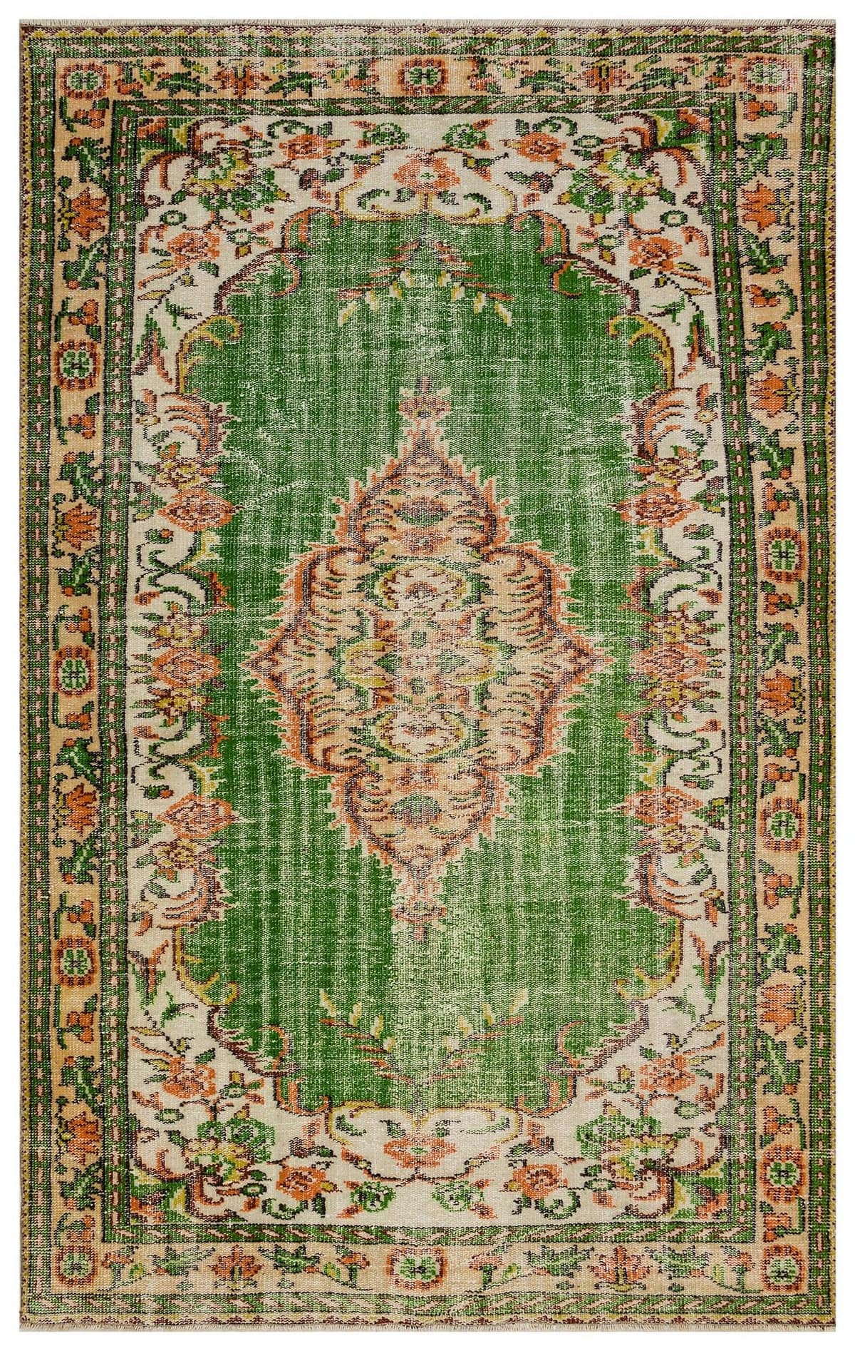 Handwoven Vintage Distressed Rug — detail view 2, handmade vintage rug