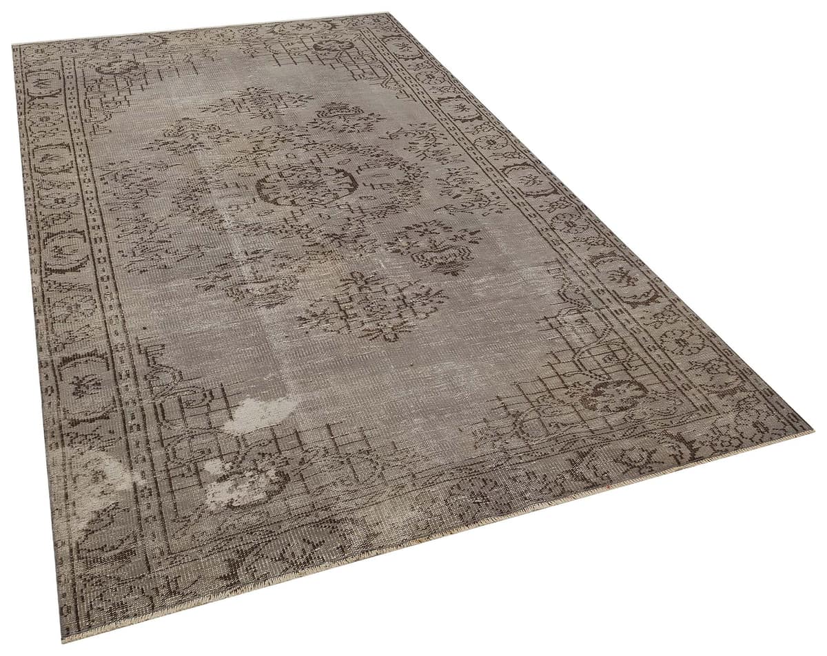 Handwoven Vintage Rug, vintage rug, Handmade, hand-knotted wool & cotton, size 176 × 278 cm, from Antalya