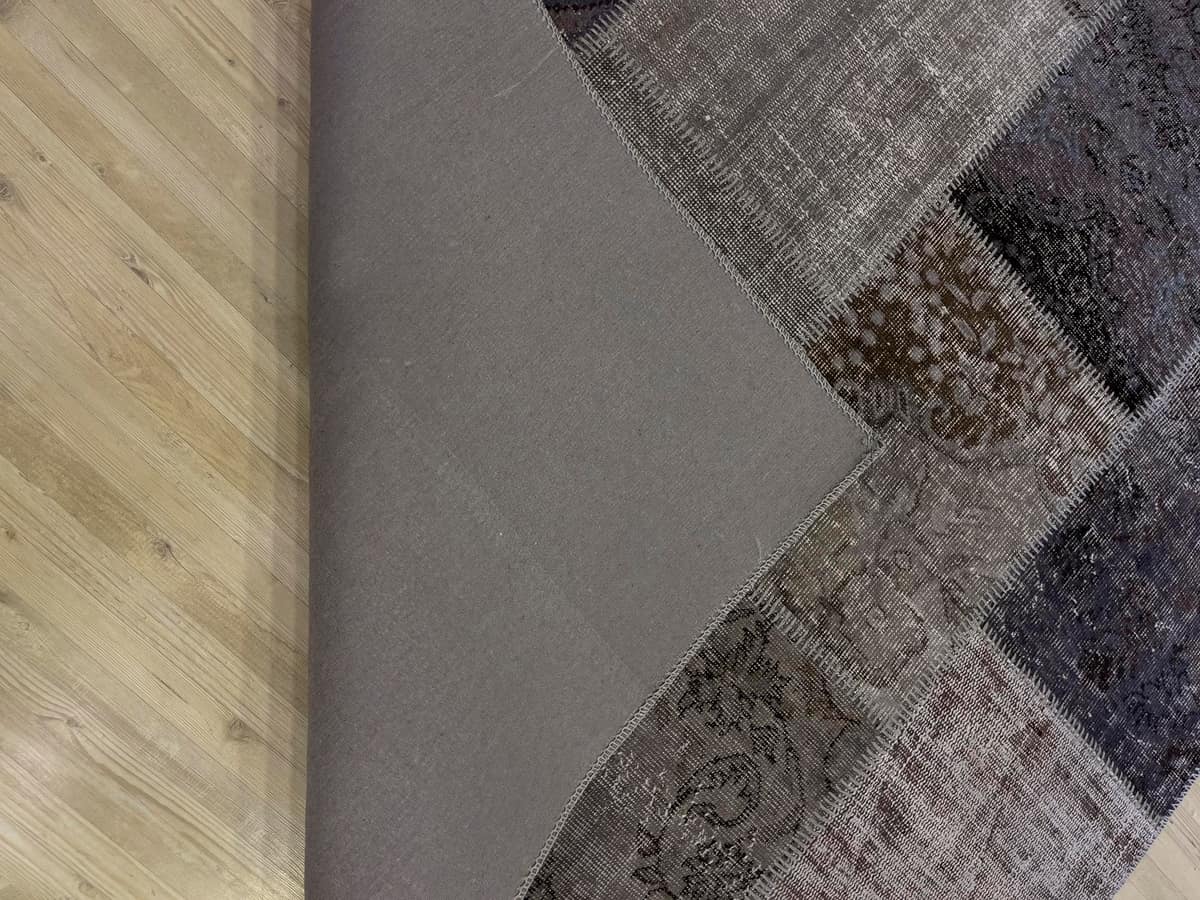 Handmade Patchwork Rug — detail view 5, handmade vintage rug