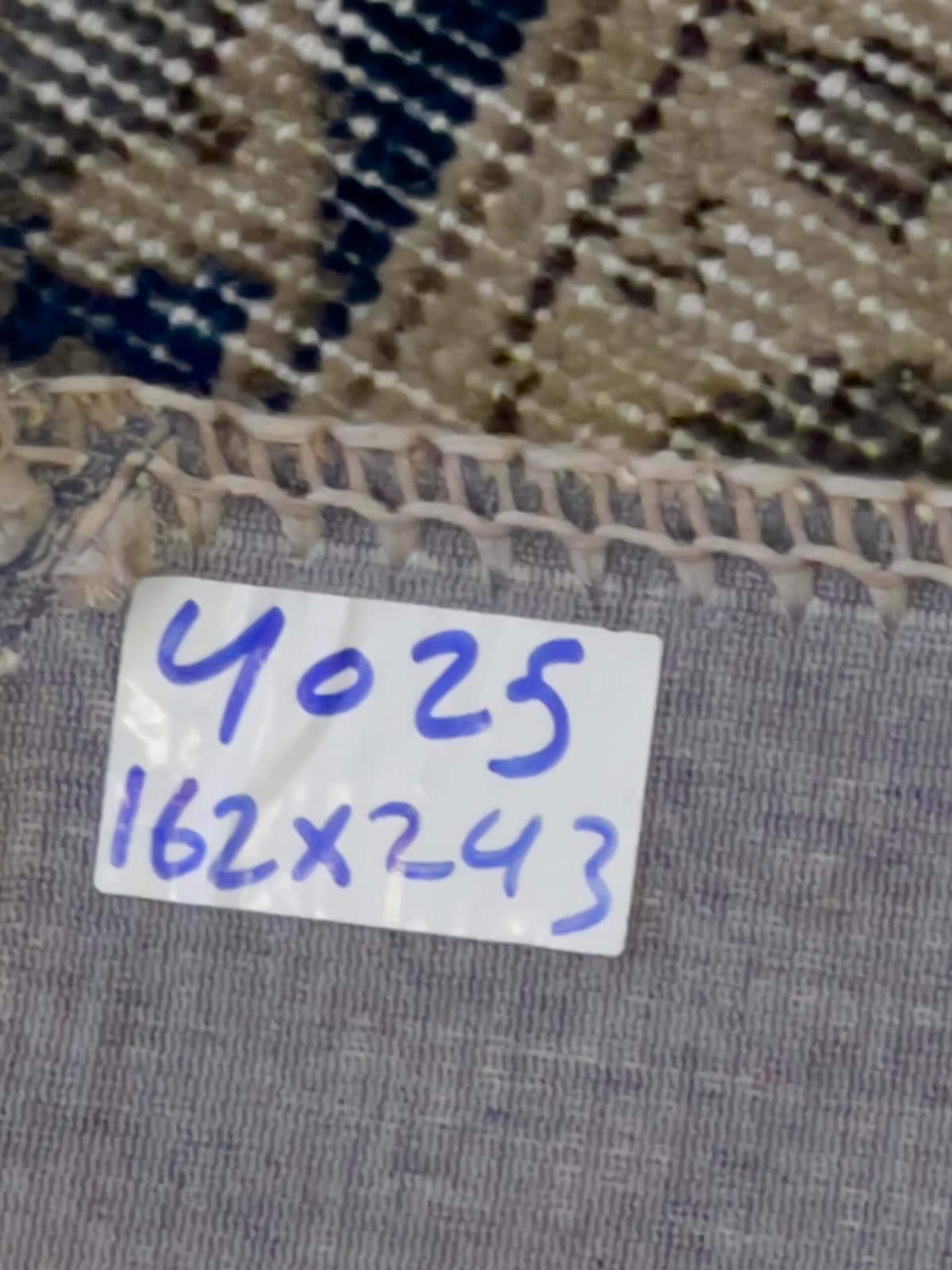 Modern, One-of-a-Kind Custom Patchwork Rug — detail view 2, handmade vintage rug