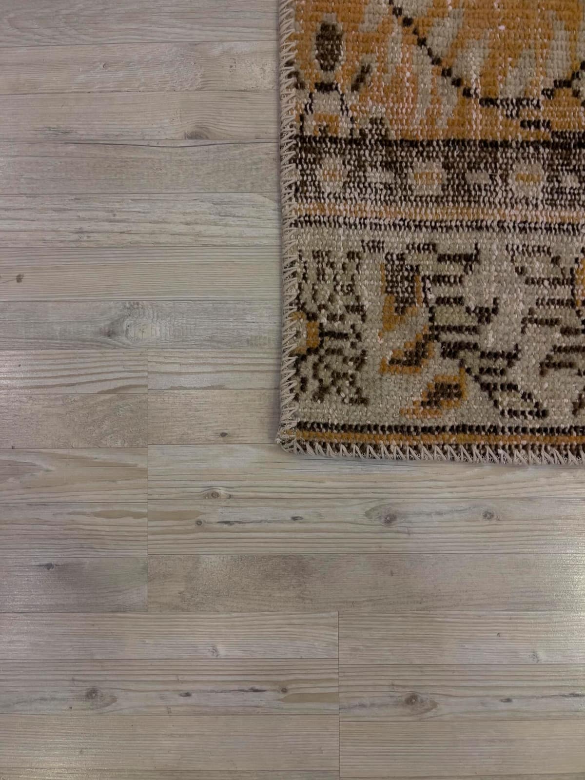 Unique Classic-Style Custom Patchwork Rug — detail view 3, handmade vintage rug