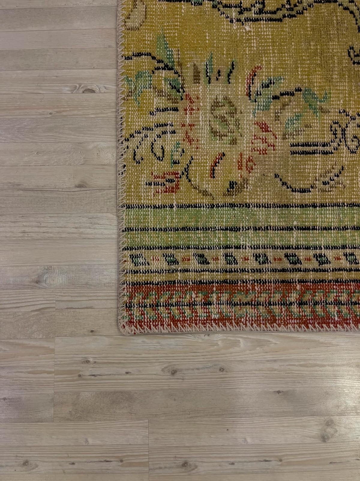 A Unique and Beautiful Custom Patchwork Rug — detail view 4, handmade vintage rug
